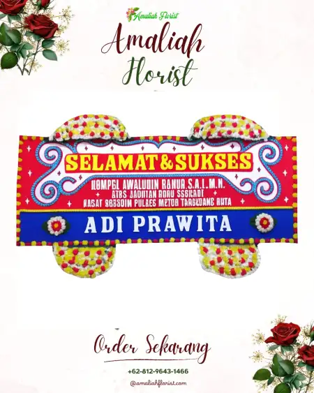 Papan Bunga Ucapan Selamat Selajambe